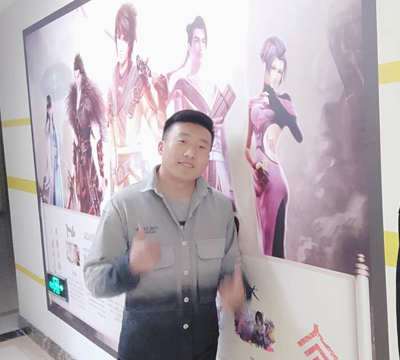 【陈宝龙】就业于杭州玄机科技青岛分公司，三维动画学员，新视觉实训280期学员